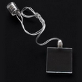 Square Light-up Pendant Necklace